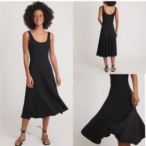 Marine Layer Lexi Rib Fit and Flare Midi Dress
Women's Black